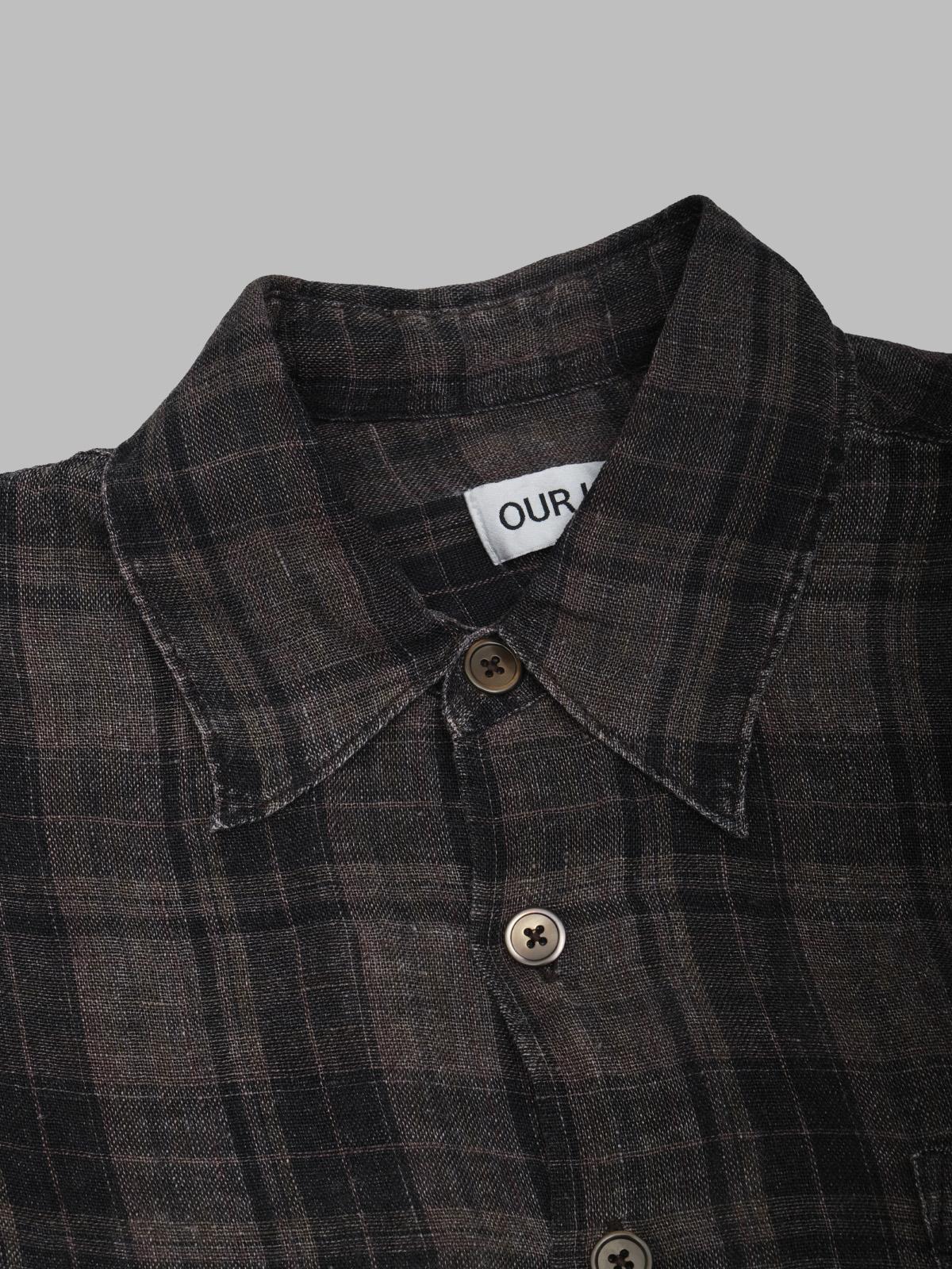 above shirt M2262AP- BKBRW OUR LEGACY 