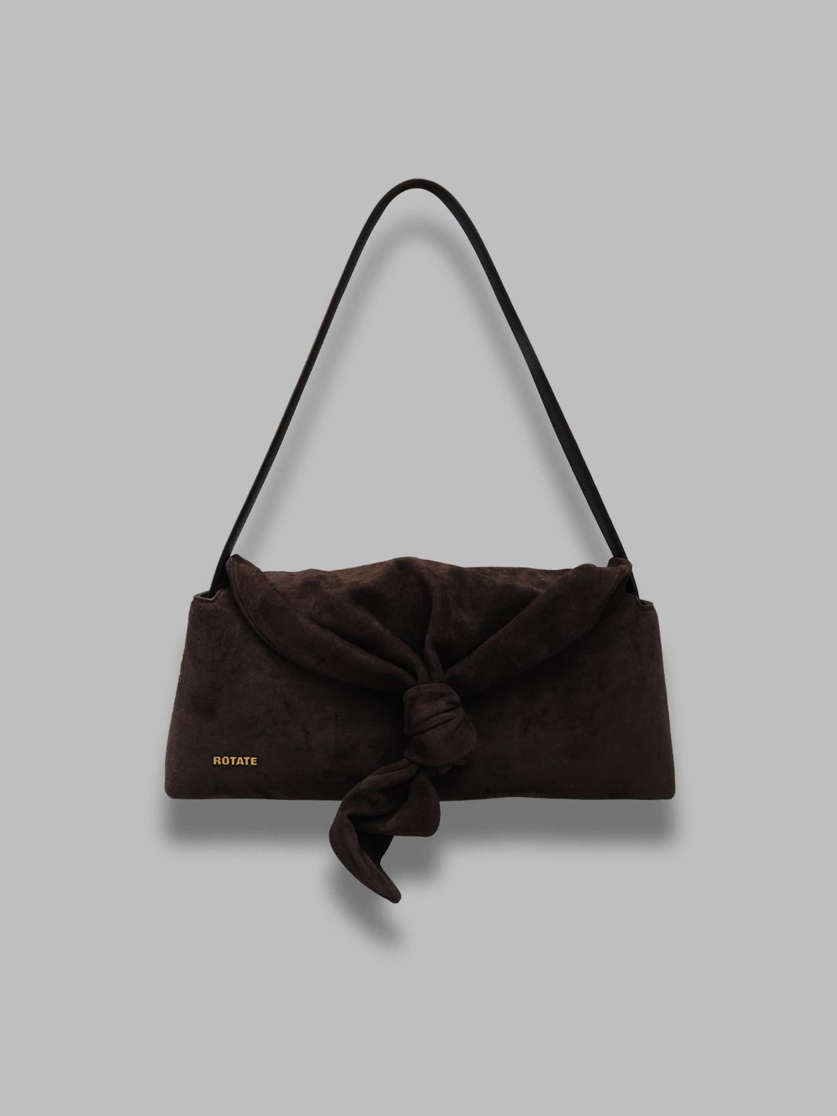 suede knot scarf bag 116118579-BCR2221- 579 ROTATE 