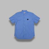 t-shirt black emblem woven AX-B022-051- STRP COMME DES GARÇONS PLAY 