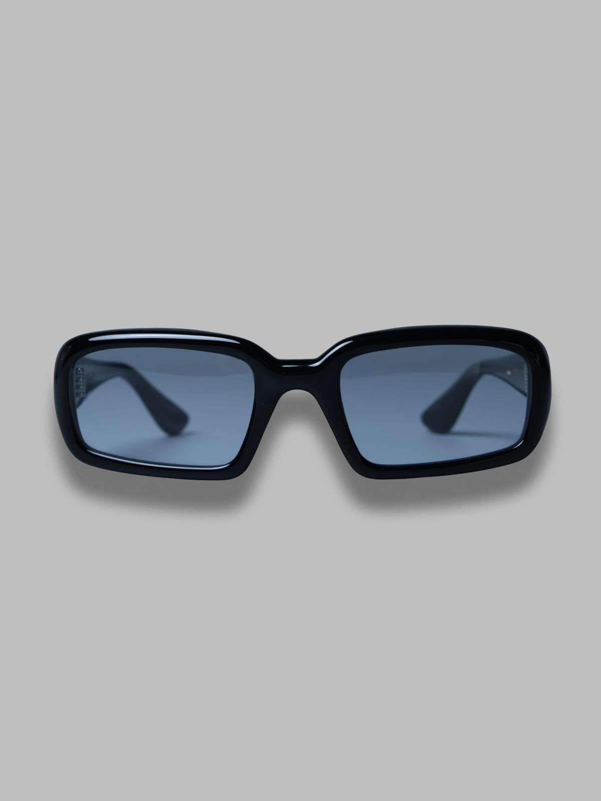 mektoub sunglasses - black acetate, rif blue lens - made in japan PT-6202- BK PORT TANGER 