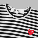 t-shirt red emblem knit AX-T164-051- BK COMME DES GARÇONS PLAY 
