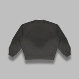 faded moon fleece relaxed sweatshirt UST022ACJER0073- GR90 MARINE SERRE 