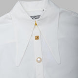 jomato pointy collar shirt JOMATO- WH00 ESSENTIEL ANTWERP 
