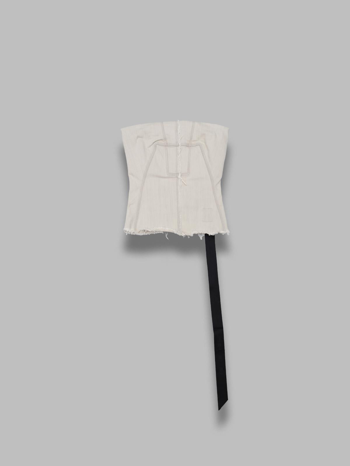 bustier top DS01F4127-SDMW- 51 RICK OWENS DRKSHDW 