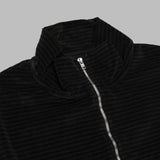 shrunken fullzip polo M4243SPS- BK OUR LEGACY 