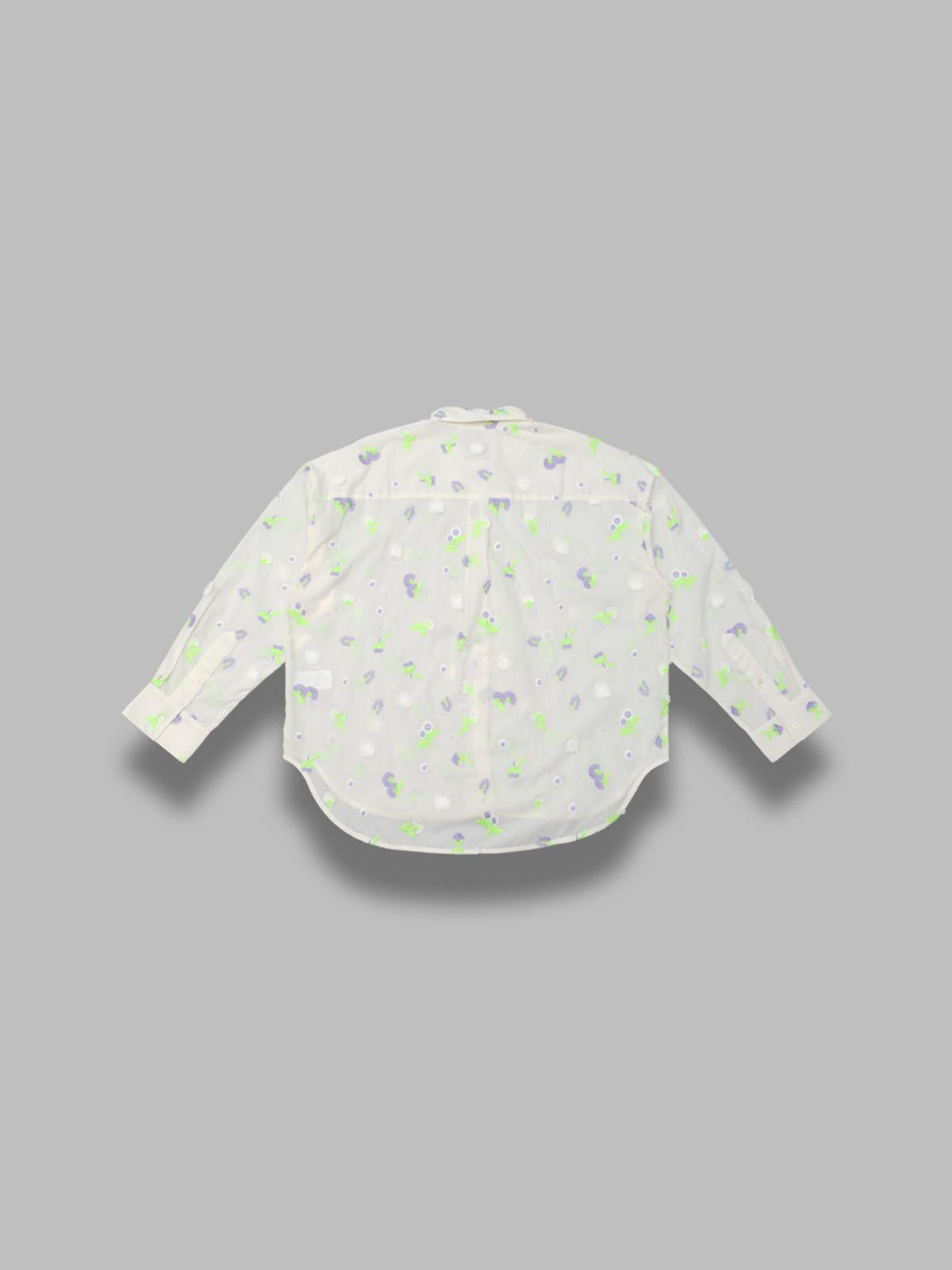 jimena embroidered boxy shirt JIMENA- J1OW ESSENTIEL ANTWERP 