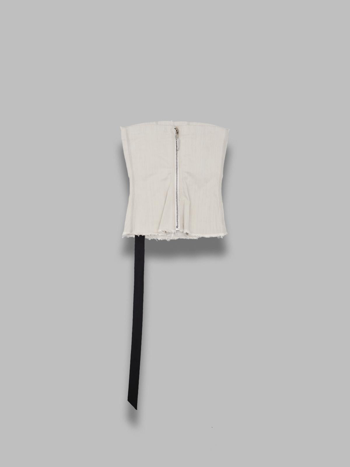 bustier top DS01F4127-SDMW- 51 RICK OWENS DRKSHDW 