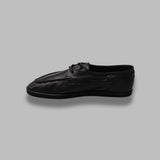 soft leather deck shoes A26SS03QD- BK AURALEE 