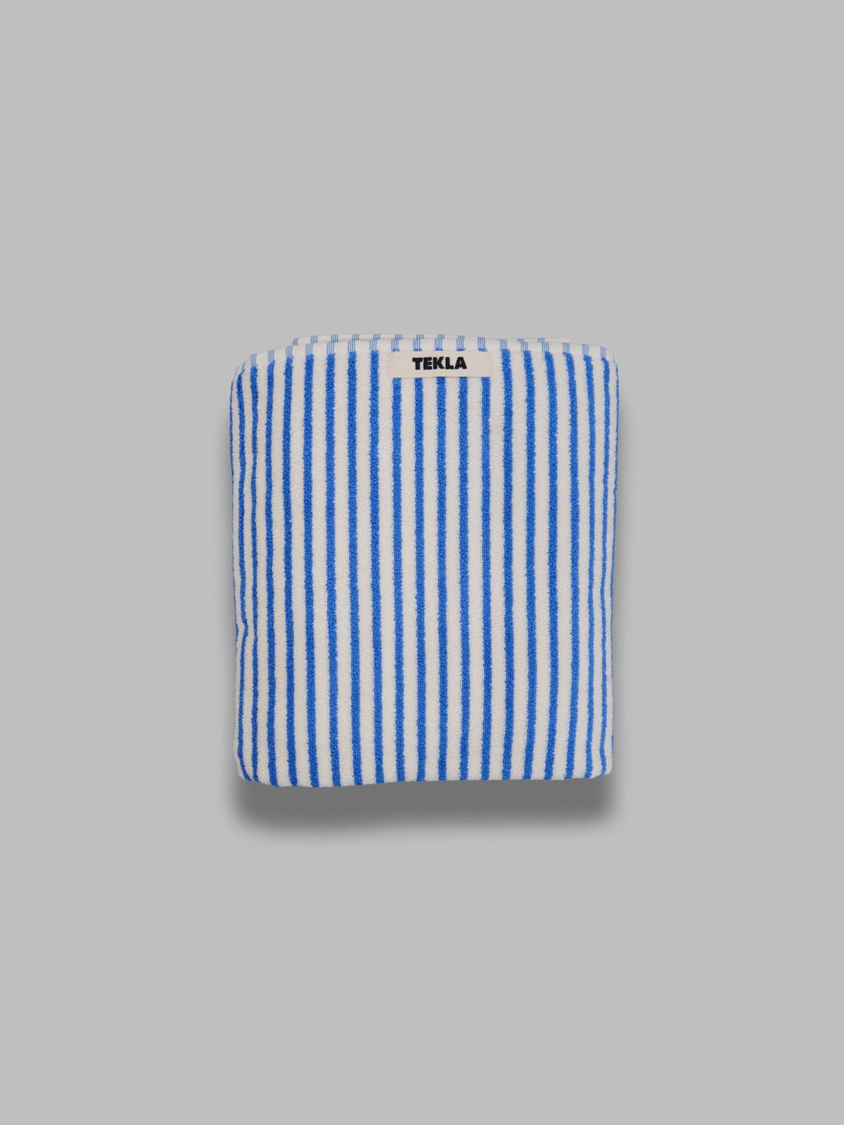 towel - coastal blue stripes TOWEL-100X150- CBS TEKLA 