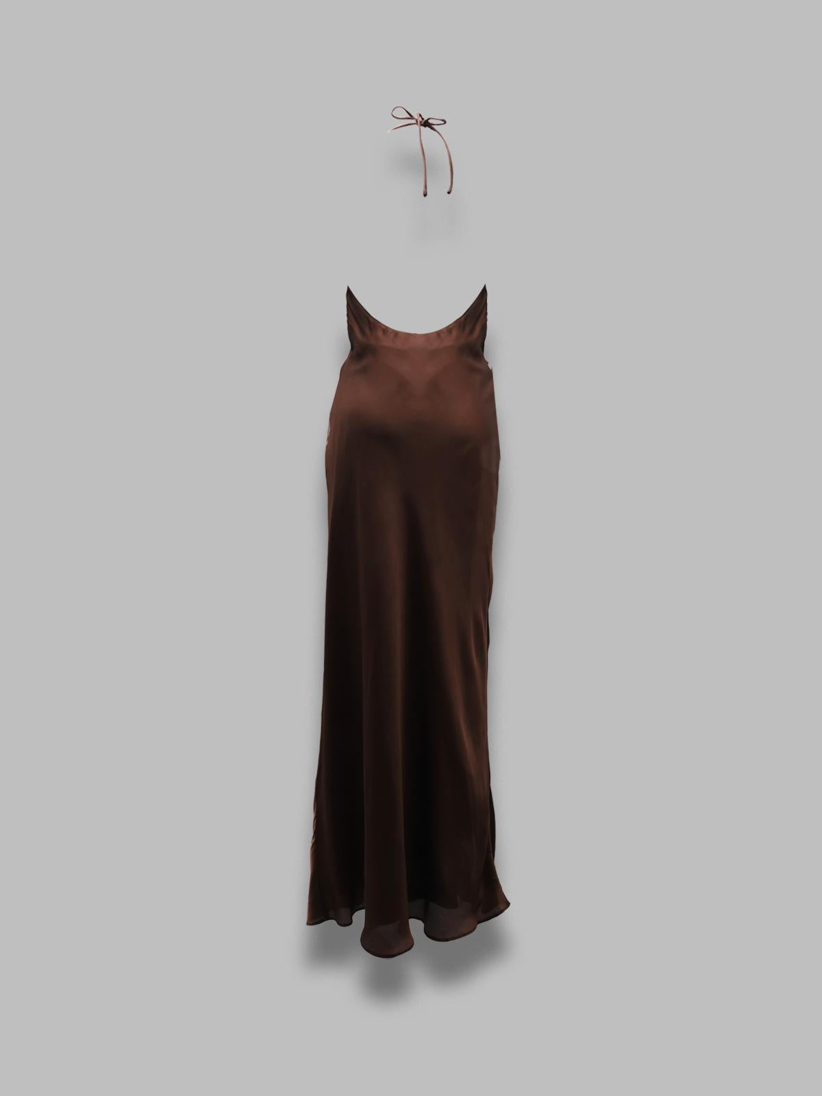 chiffon halter dress 1159092037-BCR2023- 2037 ROTATE 