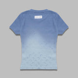 moon faded jersey baby fit t-shirt WTT012A-CJER0070- BL05 MARINE SERRE 