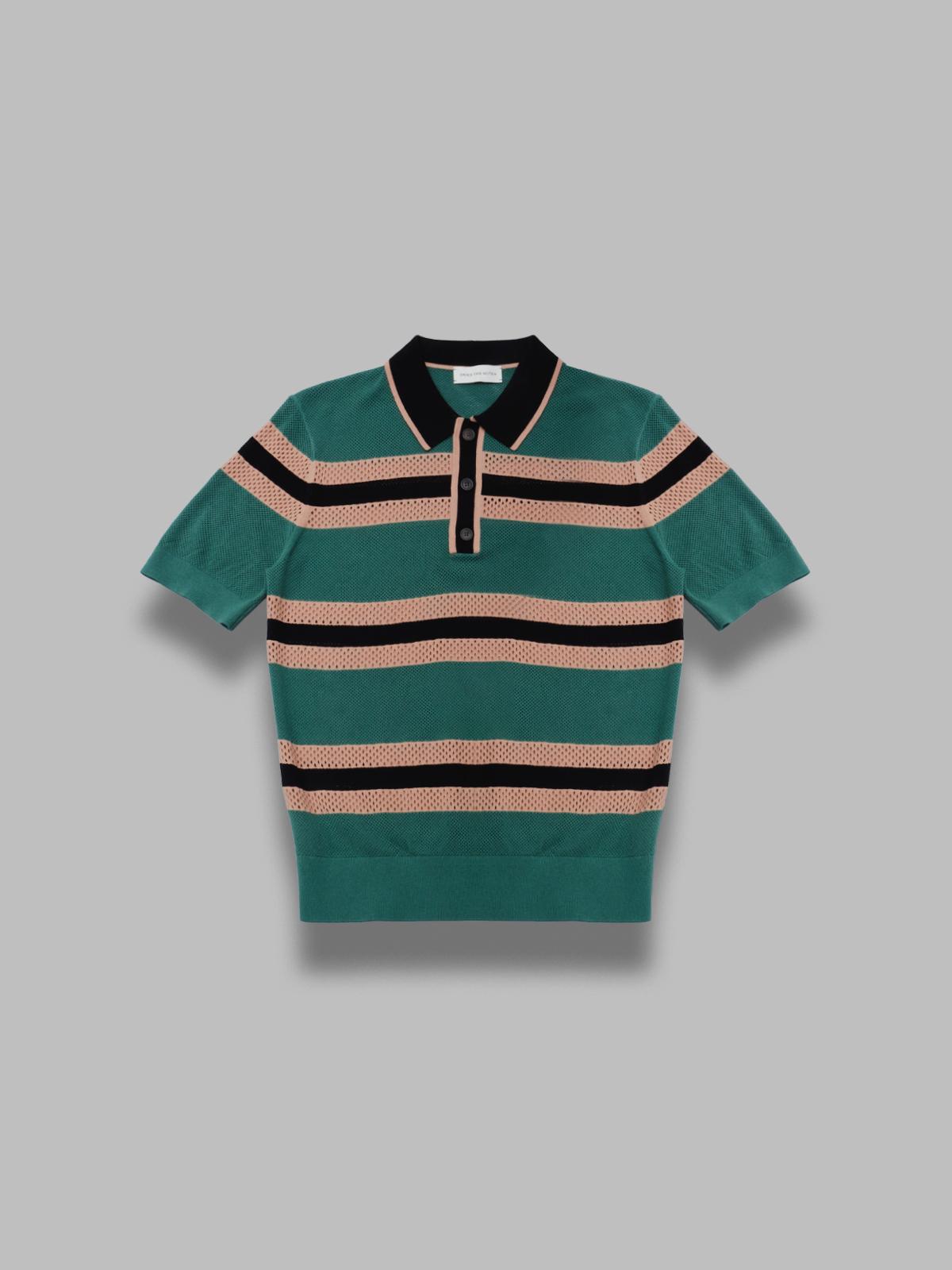 mercy stripe polo 021218-3701- 609 DRIES VAN NOTEN 