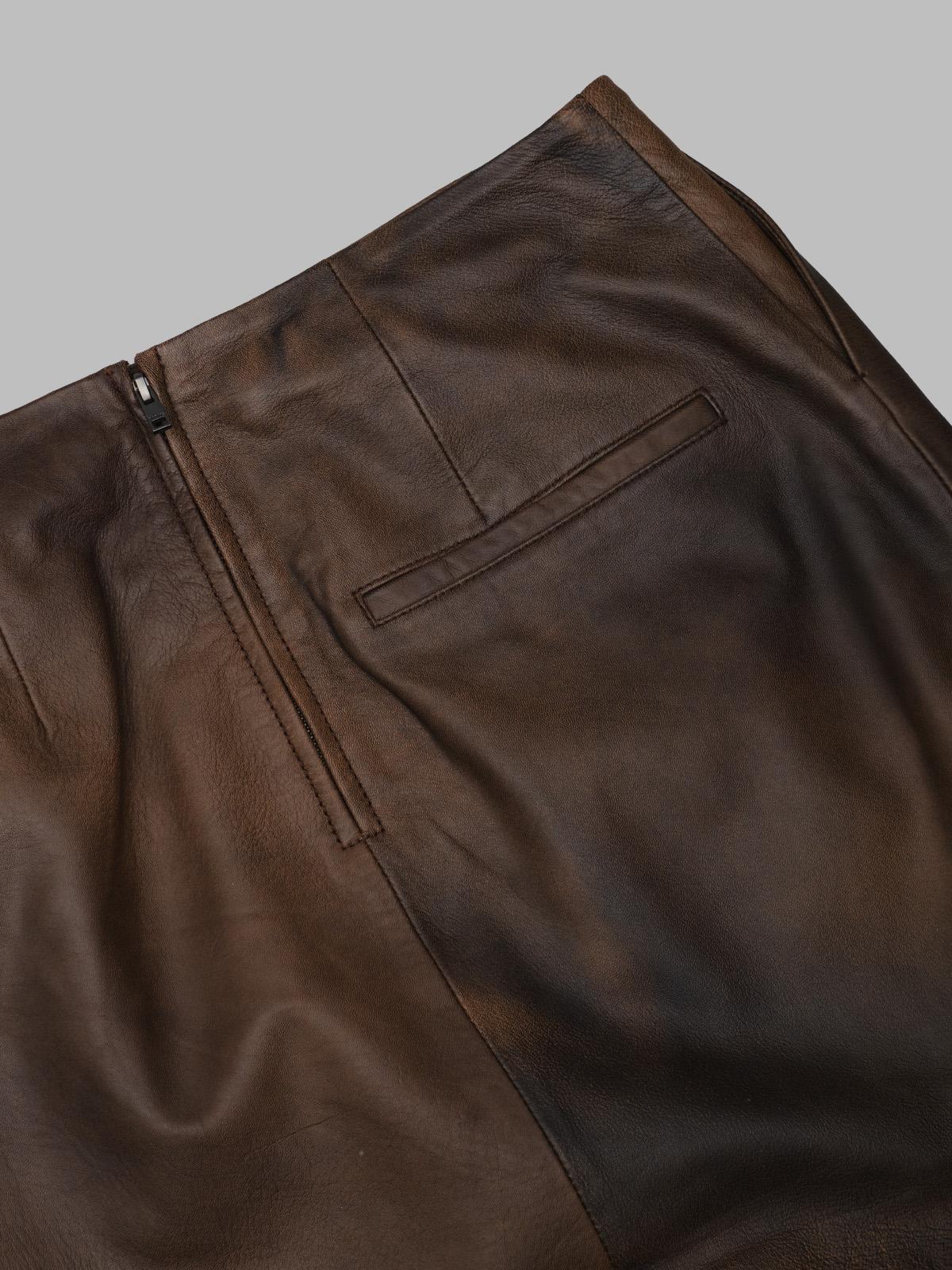 leather midi pencil skirt 1163212037-BCR2211- 2037 ROTATE 