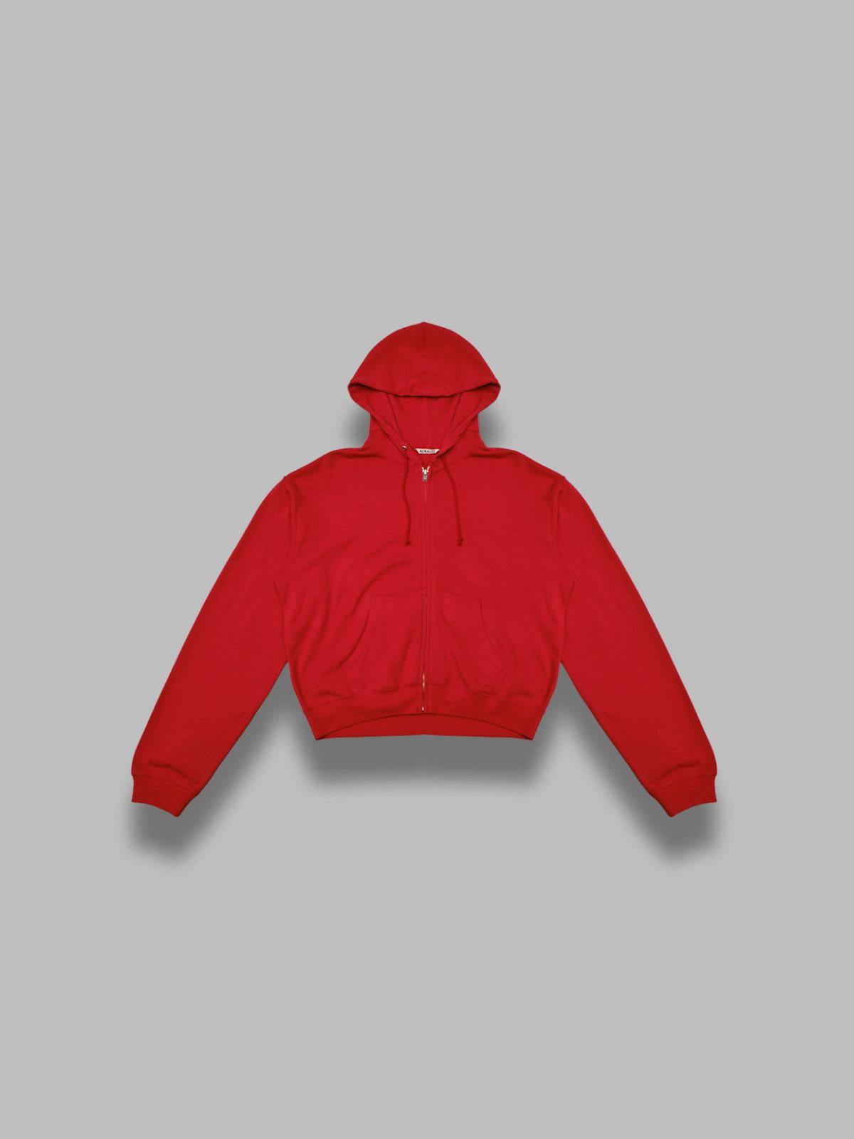 high twist light sweat zip A26SP01MU- RD AURALEE 