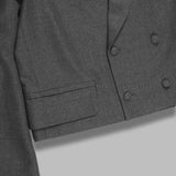 slouchy blazer VAQ10J008- DGY VAQUERA 