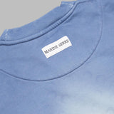 moon faded fleece oversized sweatshirt UST022A-CJER0073- BL05 MARINE SERRE 