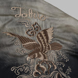 collared souvenir jacket J15BL142- BK MAISON MIHARA YASUHIRO 