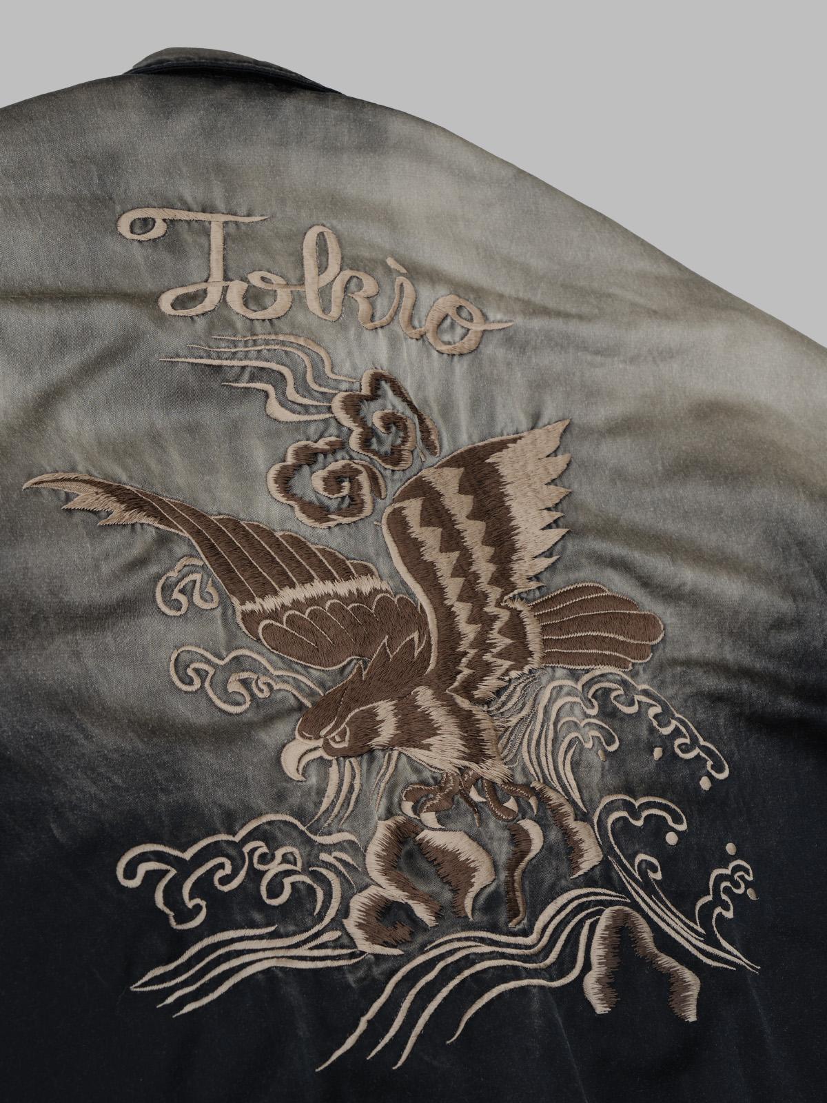 collared souvenir jacket J15BL142- BK MAISON MIHARA YASUHIRO 