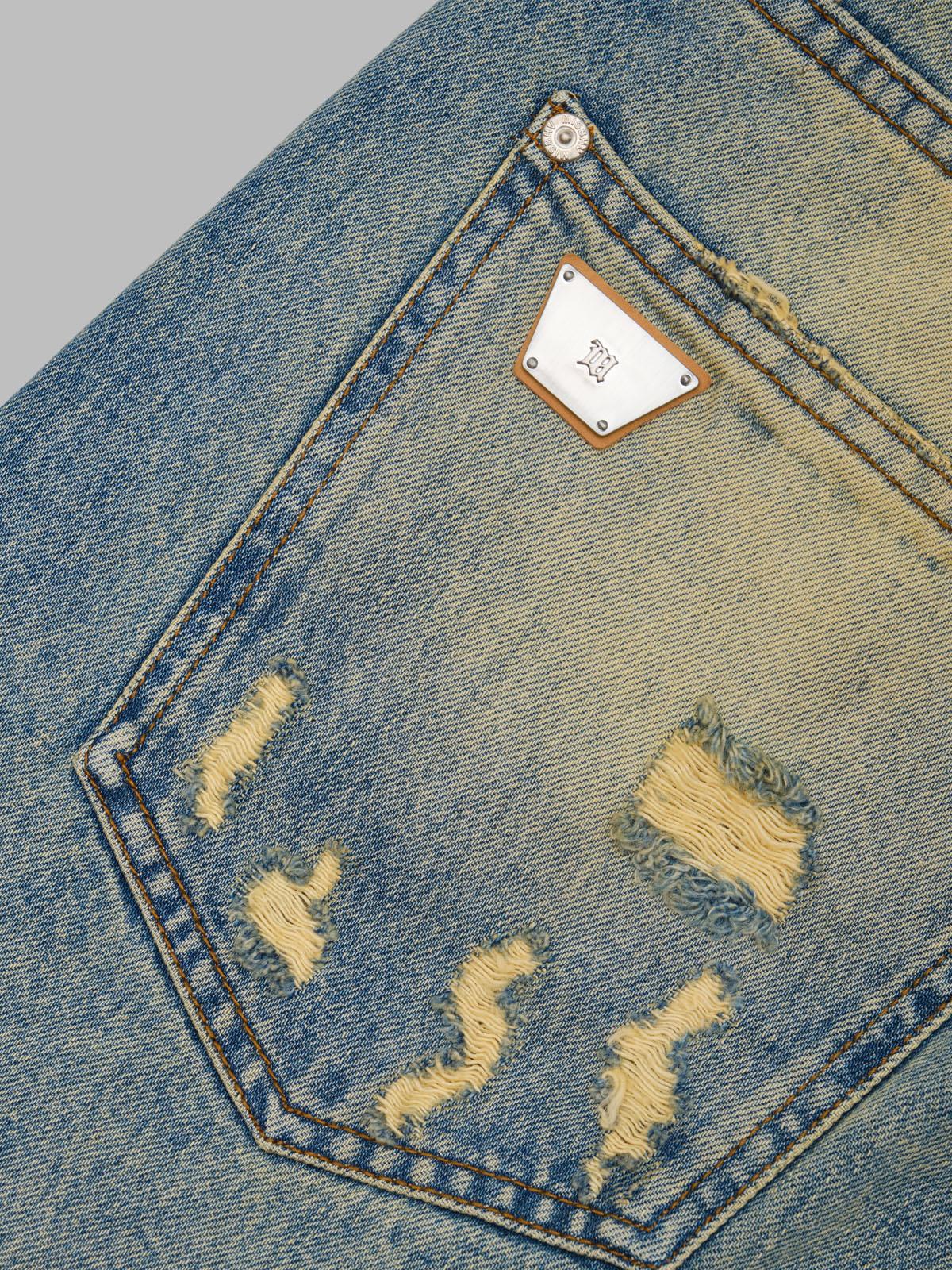 2in 1 denim dirt baggy shorts 260U309- DD MISBHV 