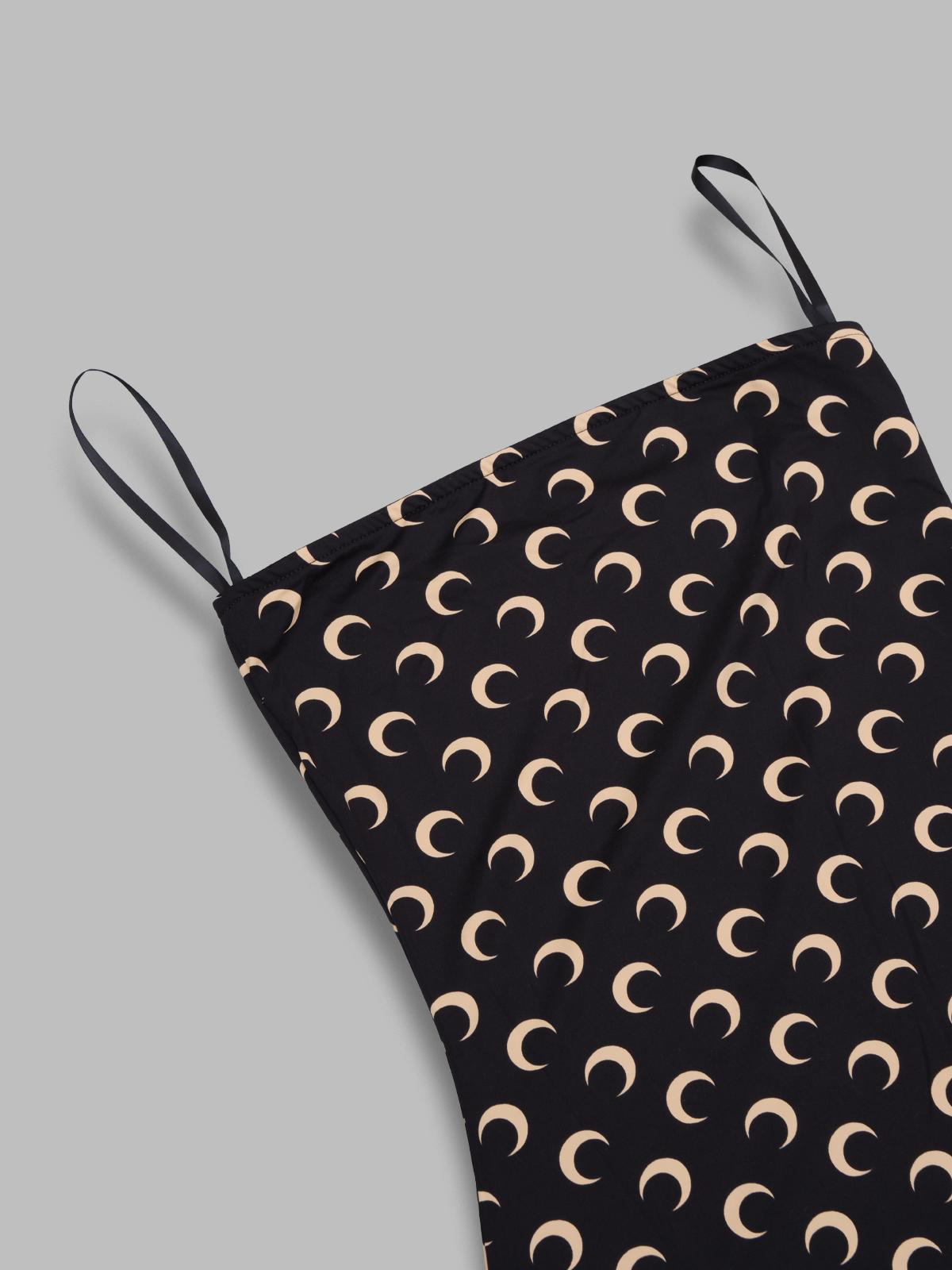 moon printed jersey sleeveless tube  midi dress WDR333ACJER0001- IT99 MARINE SERRE 