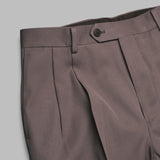 light wool max gabardine two-tuck slacks A25AP03MG- DGY AURALEE 