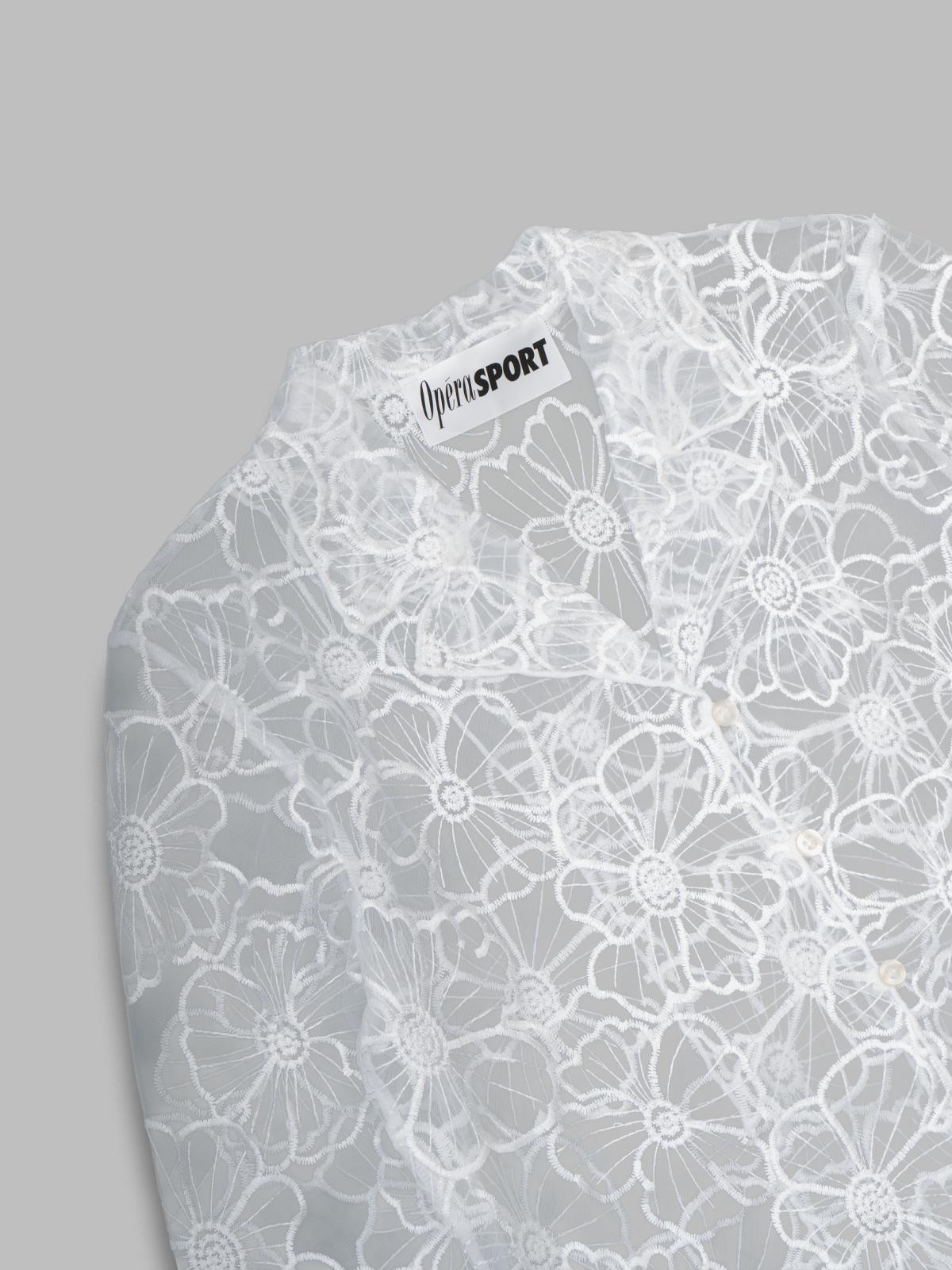 flora shirt S45ED17- WHITE OPÉRASPORT 