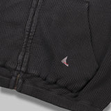 bee sun faded waffle zip up hoodie RBMW0513FA340- BLK0001 ROA 