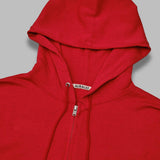 high twist light sweat zip A26SP01MU- RD AURALEE 