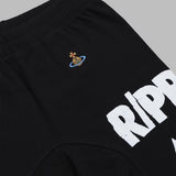 ripped & ready radler shorts - black 3J01000Y-J009C- N401 VIVIENNE WESTWOOD 
