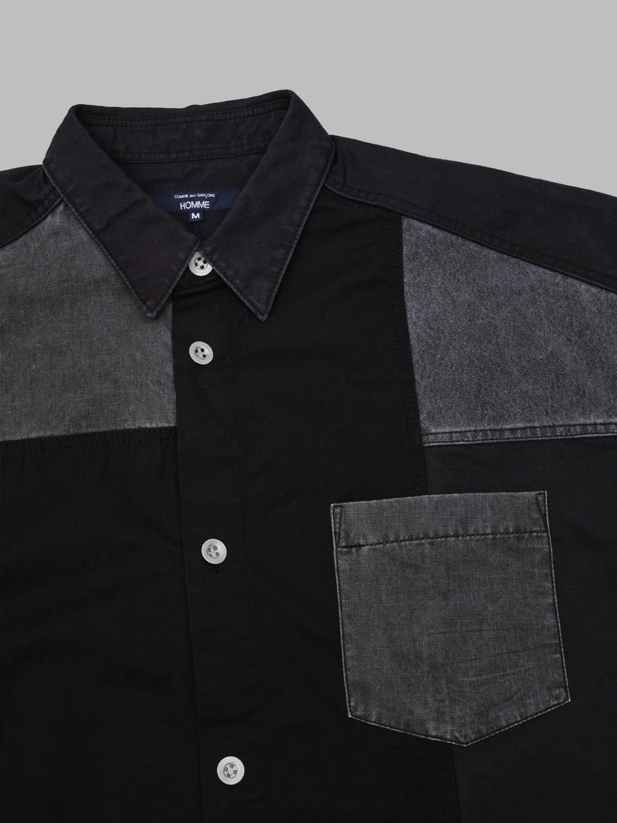 men's shirt HQ-B019-S26- BKGY COMME DES GARÇONS HOMME 