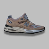 991v2 beige - scarpa lifestyle - pigskin/synthetic/mesh U991BE2 BE2 NEW BALANCE 