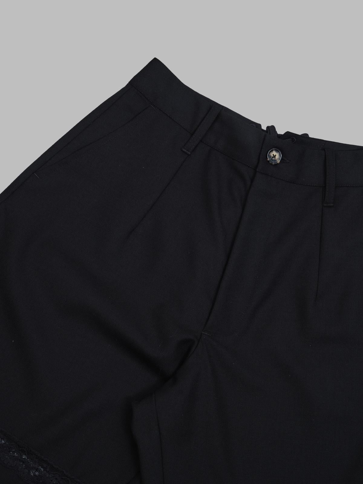 lace trade shorts VAQ11P002- BK VAQUERA 