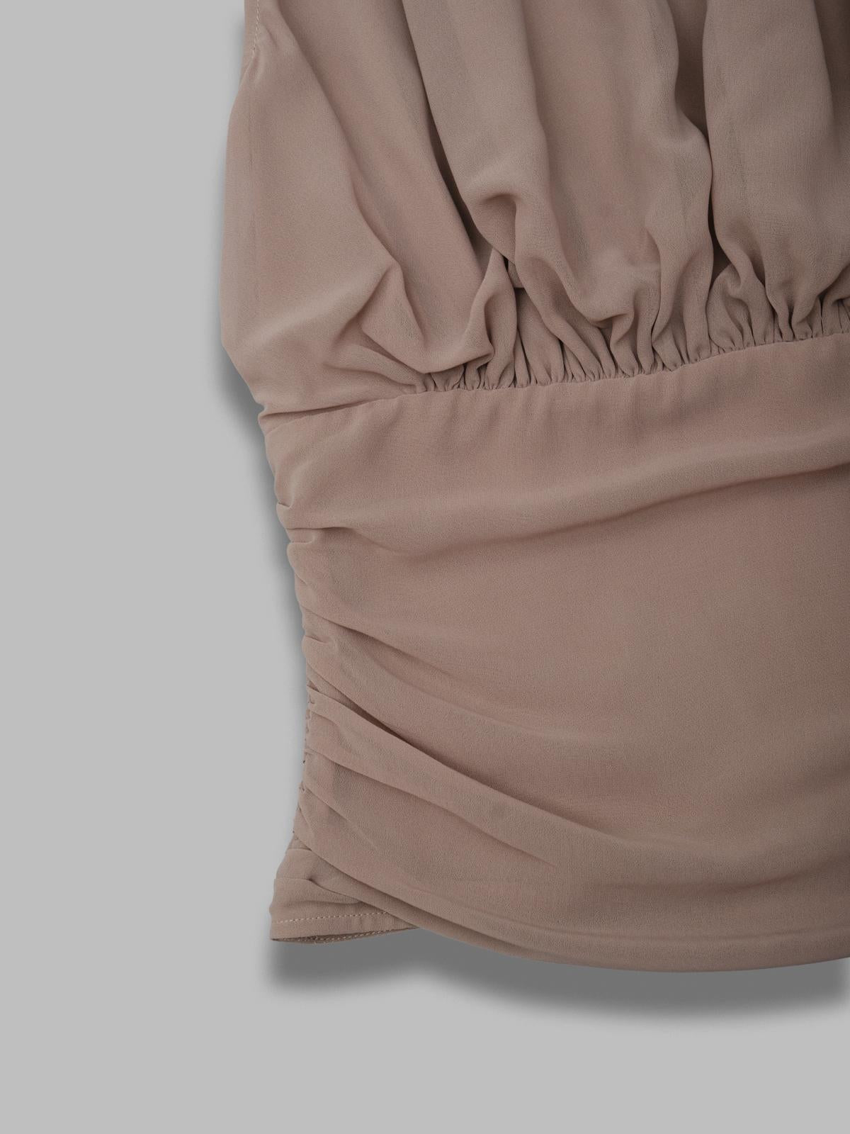 chiffon ruched top 115518816-BCR1044- 816 ROTATE 