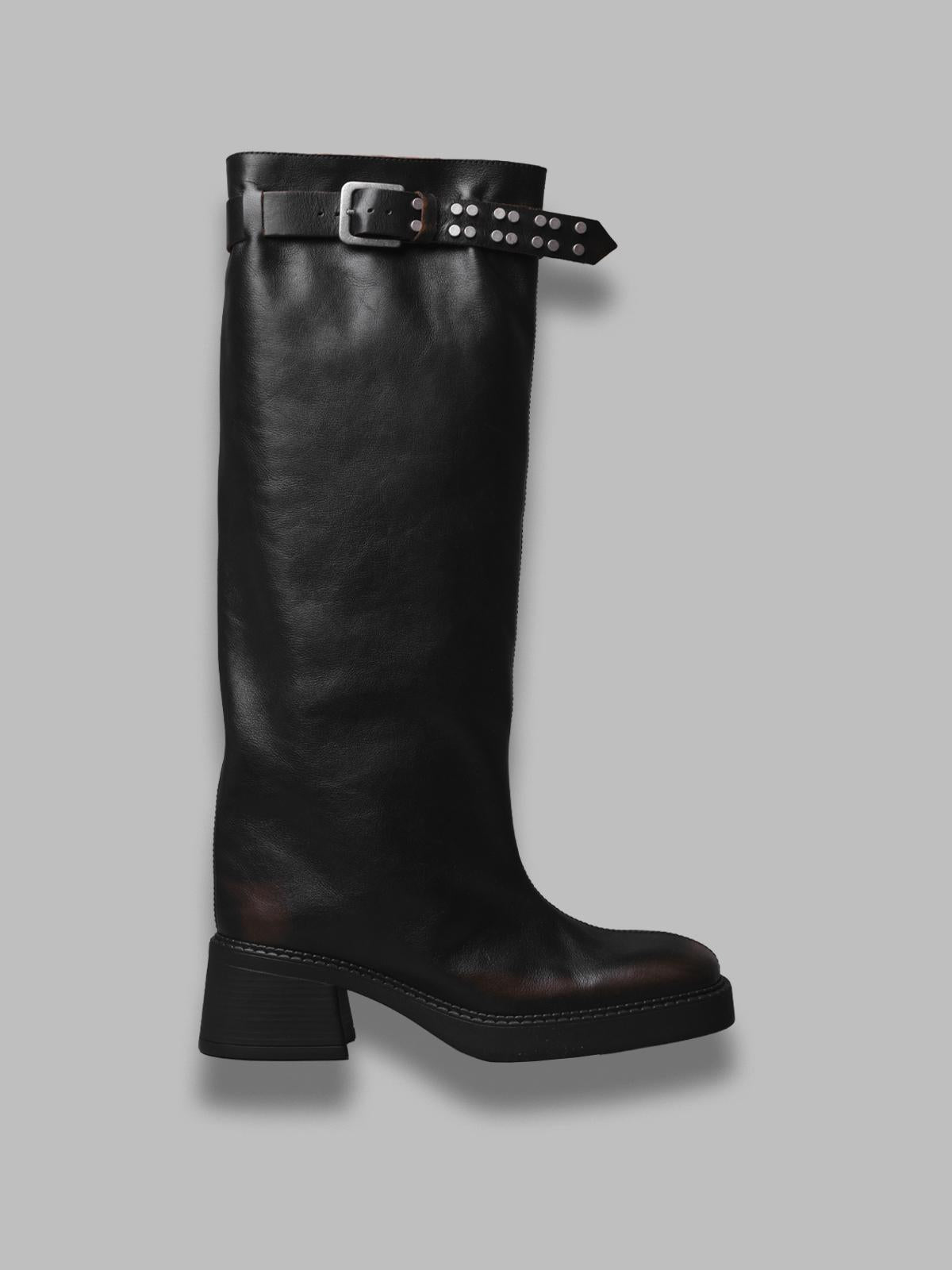 kristel brown tall boots E8_3995- BR MIISTA 