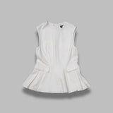 peplum denim top 1164032121-BCR1913- 2121 ROTATE 