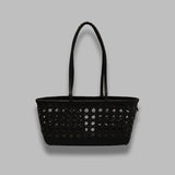 biscuit shoulder bag 25SB06006001- BK OSOI 