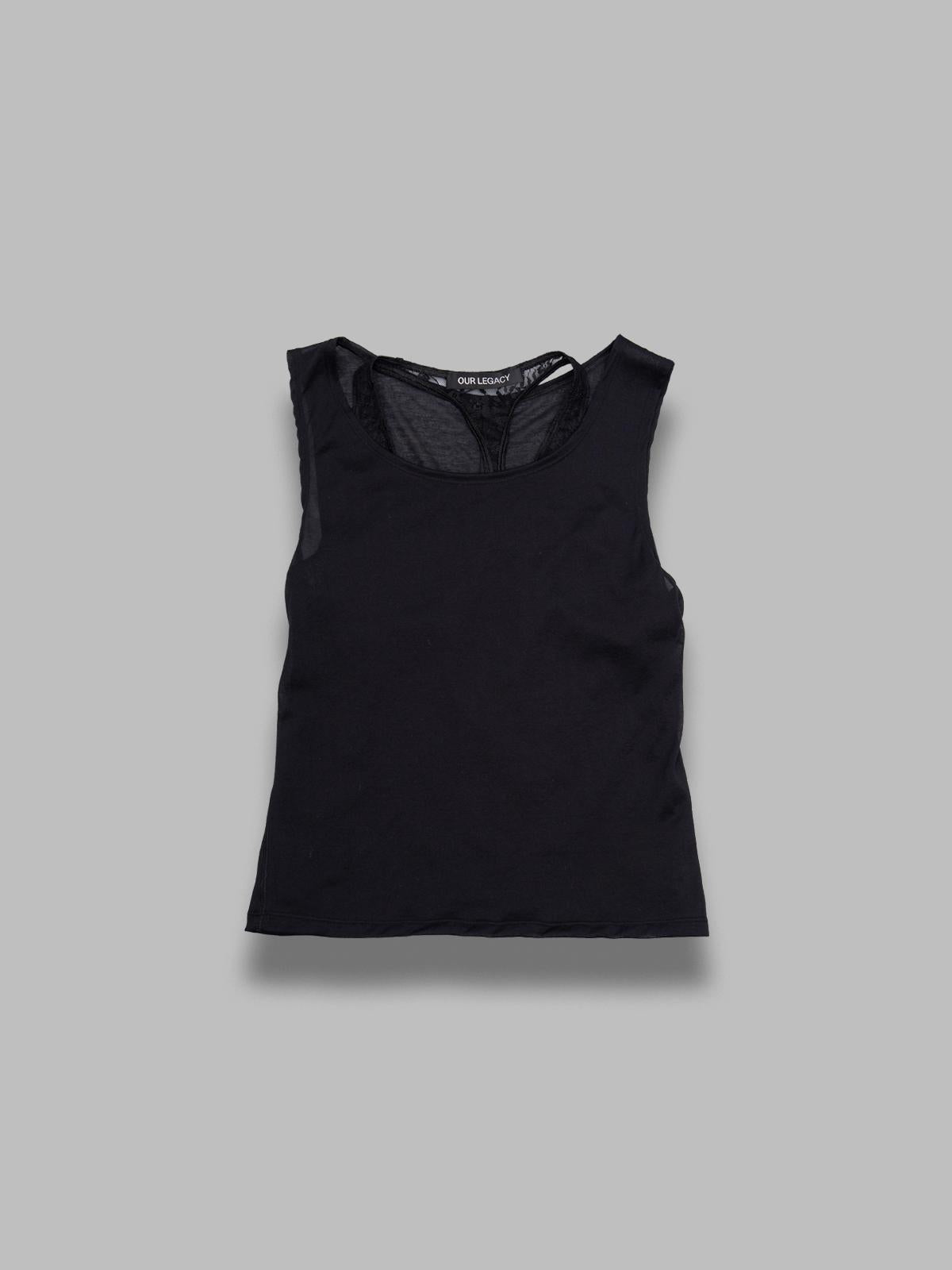 swim tank W2266SB- BK OUR LEGACY 