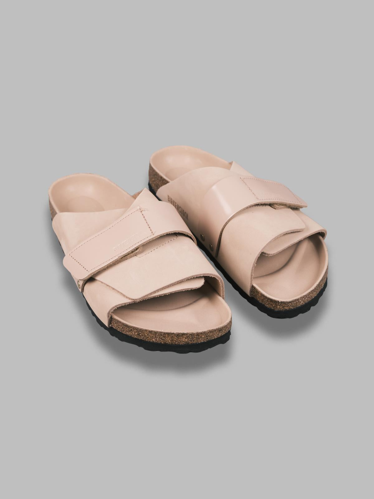 kyoto new beige, nubuck leather/high shine leather - calz. s made in germany 1026560 NB BIRKENSTOCK 
