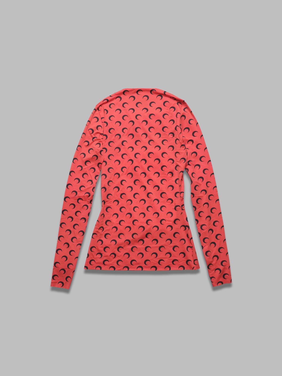 recycled moon jersey ss crewneck top WTS006A-CJER0001- RD10 MARINE SERRE 