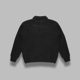 brushed super kid mohair knit polo A25AP01KM- IB AURALEE 