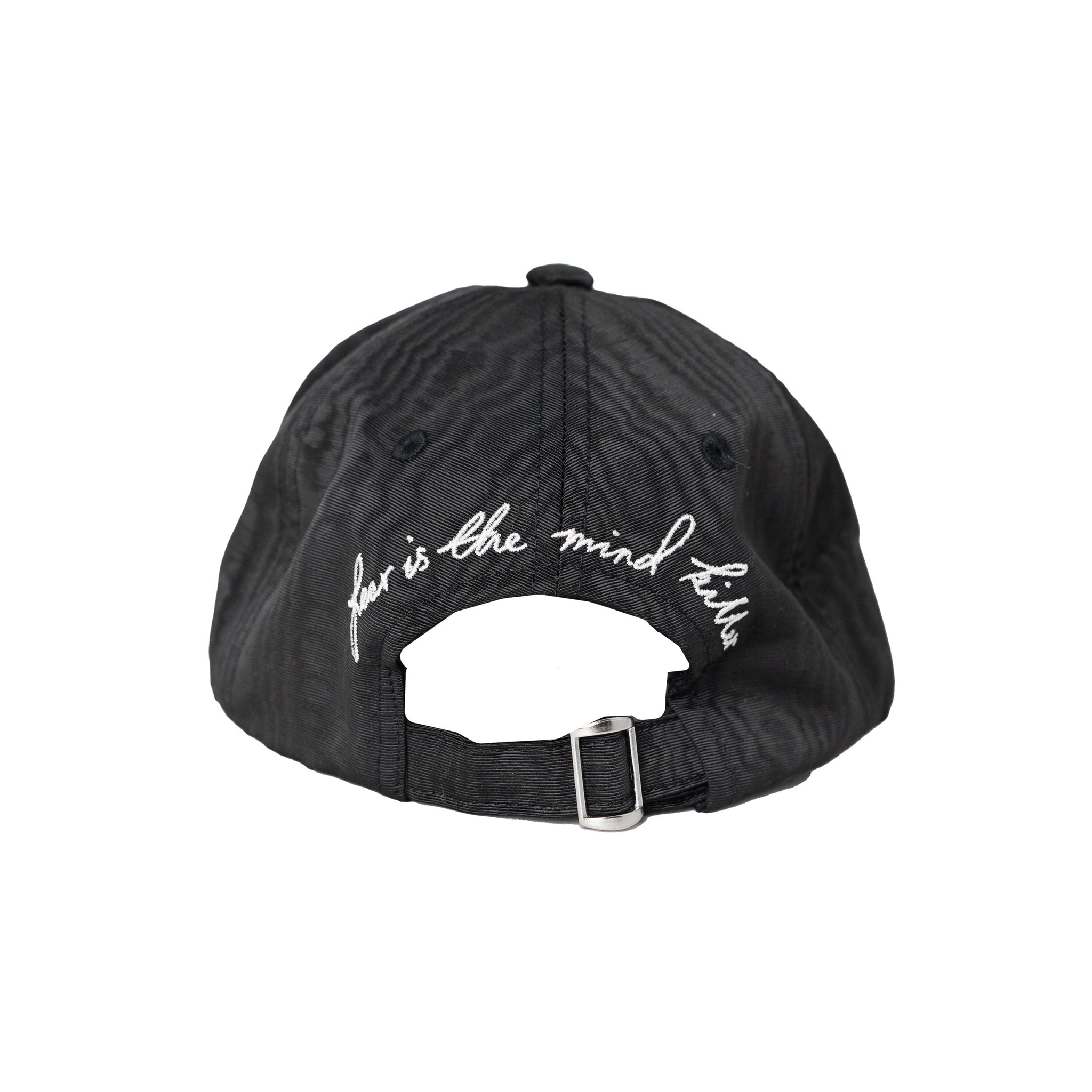 Embroidered Moire Cap