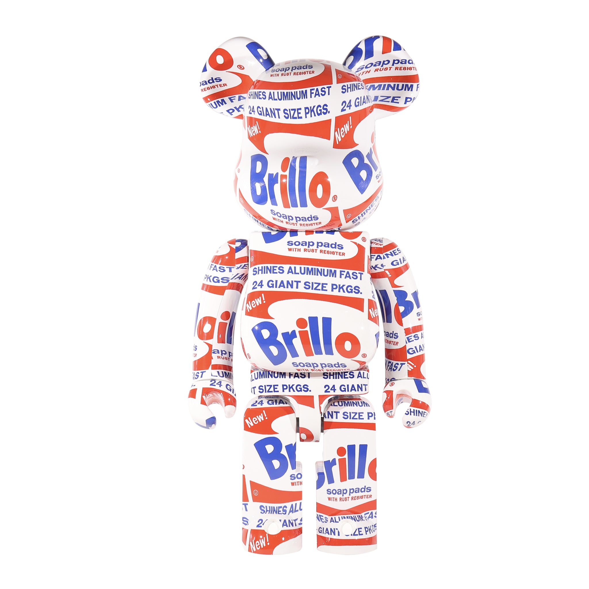 Medicom Toy Bearbrick "Brillo" Andy Warhol 1000%